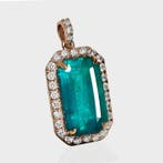 Sans prix de réserve - Pendentif - 14 carats Or rose, IGI