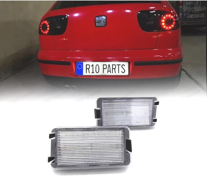 ÉCLAIRAGE DE PLAQUE D´IMMATRICULATION LED SEAT, Auto-onderdelen, Verlichting, Verzenden