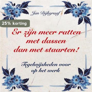 Er zijn meer ratten met dassen dan met staarten!, Verzenden, Zo goed als nieuw, Jan Dijkgraaf