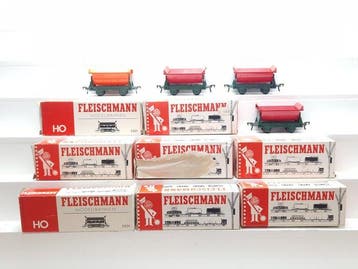 Fleischmann H0 - 5500/5501 - Modeltrein goederenwagon (12) -, Hobby en Vrije tijd, Nieuw