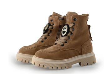 Nubikk Veterboots Meisjes in maat 25 Bruin, Kinderen en Baby's, Verzenden, Jongen of Meisje, Nubikk, Schoenen