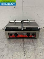 RVS Dubbele Contactgrill Paninigrill Grill 230V Horeca, Ophalen of Verzenden, Nieuw in verpakking