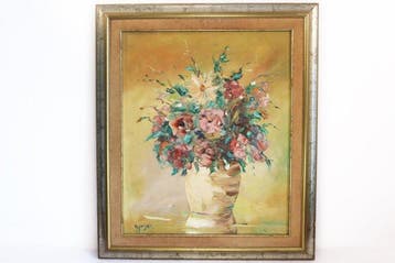 Jusczak Raymond dit Gluzac (1952–2023) - Bouquet de fleurs