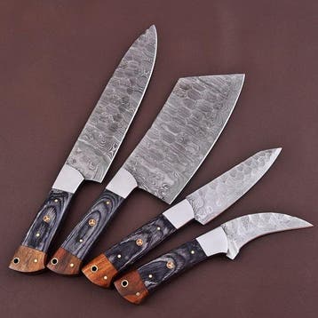 Keukenmes - Chefs knife - Pakka Wood en hout - Noord