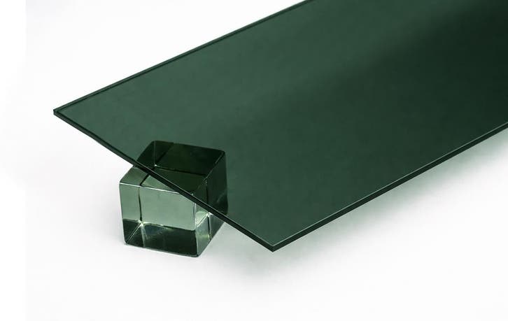 Acrylaat (PMMA) basisplaat (transparant donkergroen, 50x30, Bricolage & Construction, Outillage | Autres Machines, Envoi