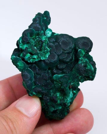 Malachite botryoïdale excellente avec Chantilly - Hauteur :, Verzamelen