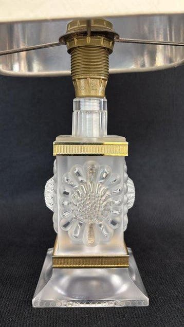 René Lalique - Lampe de table - Pâquerettes - Cristal