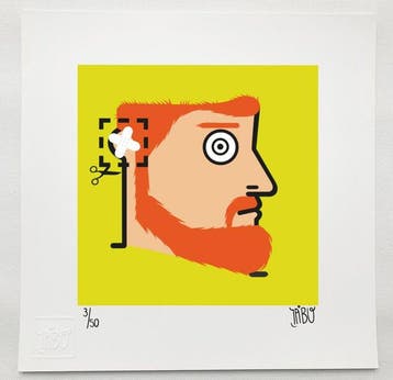IABO - Cut Here (Vincent Van Gogh - portrait)