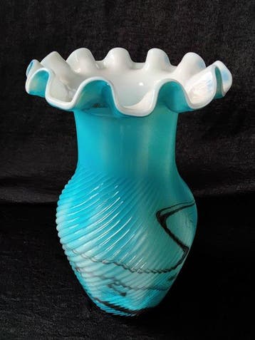 François-Théodore Legras - Vase - Normand - Verre, Antiquités & Art