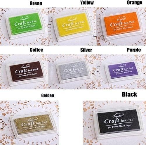 Stempelkussen voor hout papier of stof Bruin, Hobby & Loisirs créatifs, Bricolage