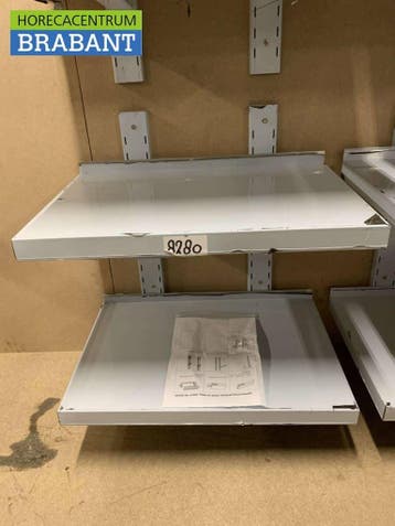 HCB Étagère à double paroi en acier inoxydable Basic-line 60, Verzenden