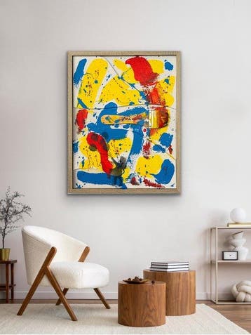 Joaquim Falco - SUMMER MEMORIES OF A GIRL. Framed