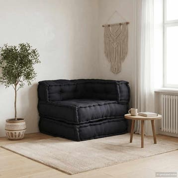 vidaXL Modulaire bankstel 70x70x54 stof antracietkleurig, Verzenden, Nieuw