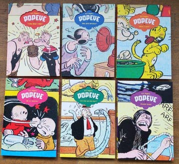 Popeye - E.C. Segars Popeye - 6 Comic - 2006/2012, Nieuw