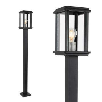 Tuinverlichting Modern Buitenlamp Capital S sokkellamp zwart, Verzenden