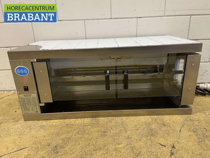 RVS GGG Kippengrill Grill 1 spies 5/6 kippen 400V Horeca, Articles professionnels, Horeca | Équipement de cuisine, Enlèvement ou Envoi