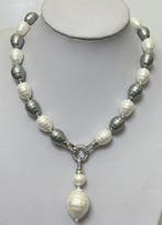 Madre de Perla Bicolor ( 17 x 14 ) en Madre de Perla Blanca