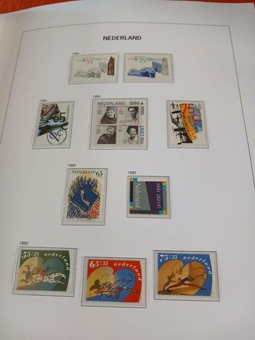 Pays-Bas 1990/2007 - Album Davo V Luxe avec timbres-poste, Gestempeld