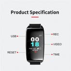 Security Camera Horloge Smartband DVR Camera - 1080p - 8 GB, Verzenden, Nieuw