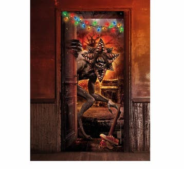 Halloween Wanddecoratie Poster Monster 1,8m, Verzenden