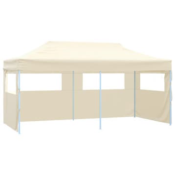 vidaXL Partytent met 4 zijwanden inklapbaar 3x6 m staal, Verzenden, Nieuw