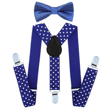 Fako Fashion - Kinder Bretels Met Vlinderstrik - Stippen -, Kinderen en Baby's, Kinderkleding | Overige, Verzenden, Nieuw