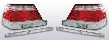 Achterlichten | Mercedes W140 S-Klasse 1995-1998 | rood / wi, Verzenden, Nieuw, Mercedes-Benz