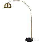 LED Vloerlamp Trion Tina - Metalen Gouden Vloerlamp met E27, Verzenden, Nieuw