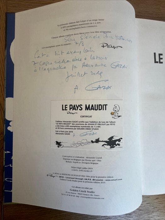 Johan et Pirlouit T12 - Le Pays maudit + suppléments +, Livres, BD