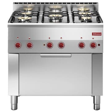 Fornuis + Heteluchtoven | PRO 600 | Gas/Elektrisch | 5, Verzenden