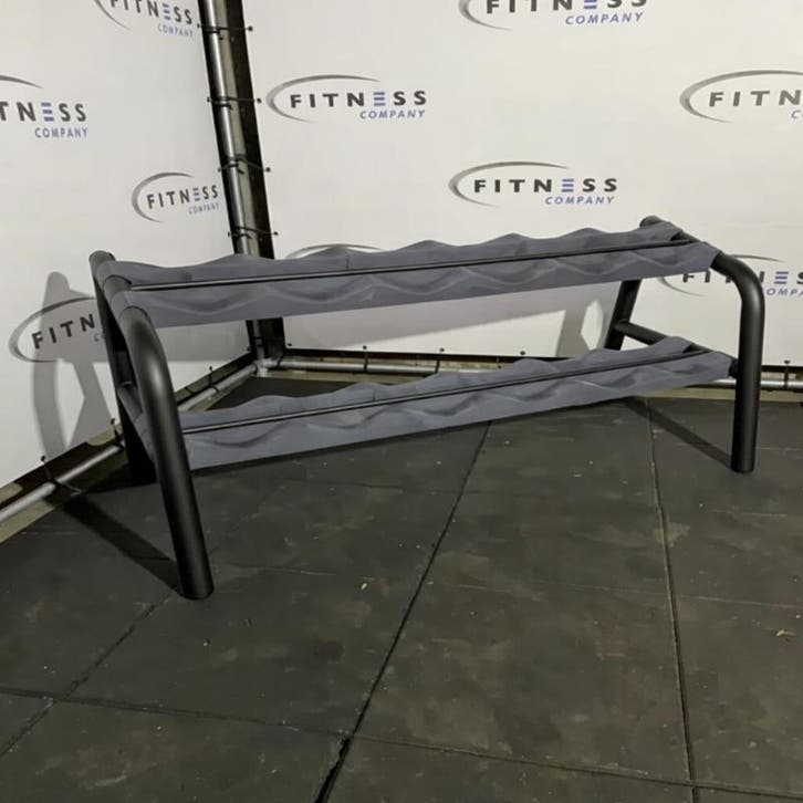 Technogym - Dumbbell Rek - Zwart, Sport en Fitness, Fitnessmaterialen, Overige typen, Ophalen of Verzenden
