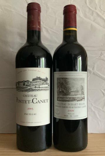 2005 Chateau Pontet-Canet and Chateau Duhart-Milon -