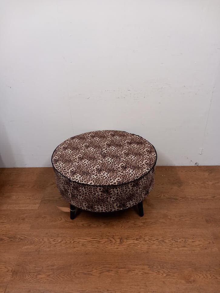 Nieuwe Poef Panterprint - P07, Maison & Meubles, Canapés | Salons, Enlèvement