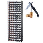 Lendo Online Porte-bouteilles Vin 108 Bouteilles Métal Noir