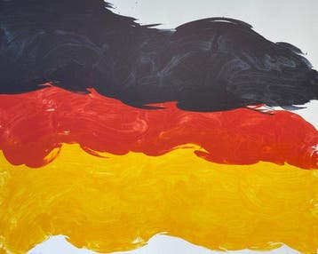 Günther Uecker (1930-2025) - Schwarz.Rot.Gelb