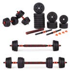 Verstelbare Dumbbells 40kg | Thuisgym | OP=OP!, Overige typen, Ophalen of Verzenden, Metaal, Armen