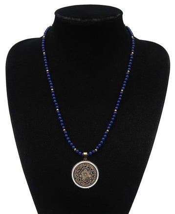 Lapis lazuli - Lichtketting - 7 Engelen - Leiding en, Antiek en Kunst