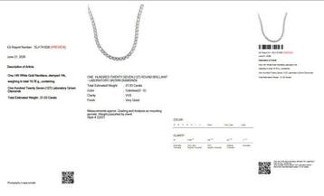 Sans prix de réserve - Collier - 14 carats Or blanc -