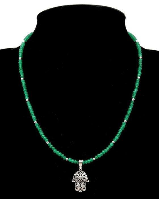 Zilver, Emeraude - Heilige Khamsa – Zilver 925 – Het, Antiek en Kunst, Antiek | Boeken en Manuscripten