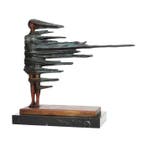sculptuur, Surreal bronze - 35 cm - Brons, Marmer