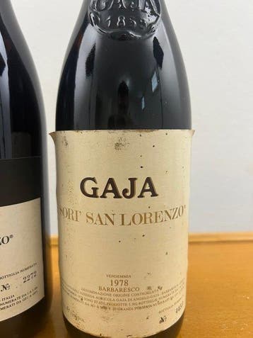 1978 & 1979 Gaja, Sori San Lorenzo - Barbaresco - 2, Verzamelen, Nieuw