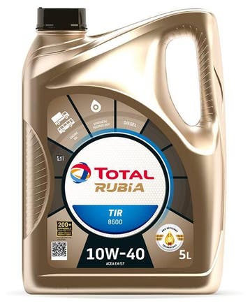 Total Rubia TIR 8600 10W40 5 Liter, Auto diversen, Ophalen of Verzenden