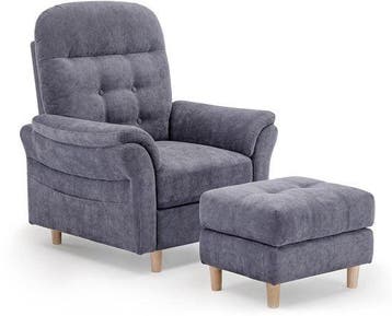 Fauteuil met armleuning - Relaxfauteuil - Relaxstoel - Grijs, Huis en Inrichting, Verzenden, Nieuw