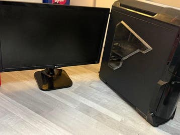 LG, Thermaltake + 1 Monitor 24M47VQ-P - Computer (2) -