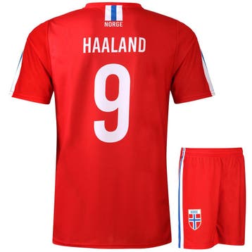 Kingdo Haaland Noorwegen Voetbaltenue - Kind en Volwassenen, Verzenden, Nieuw, Bal