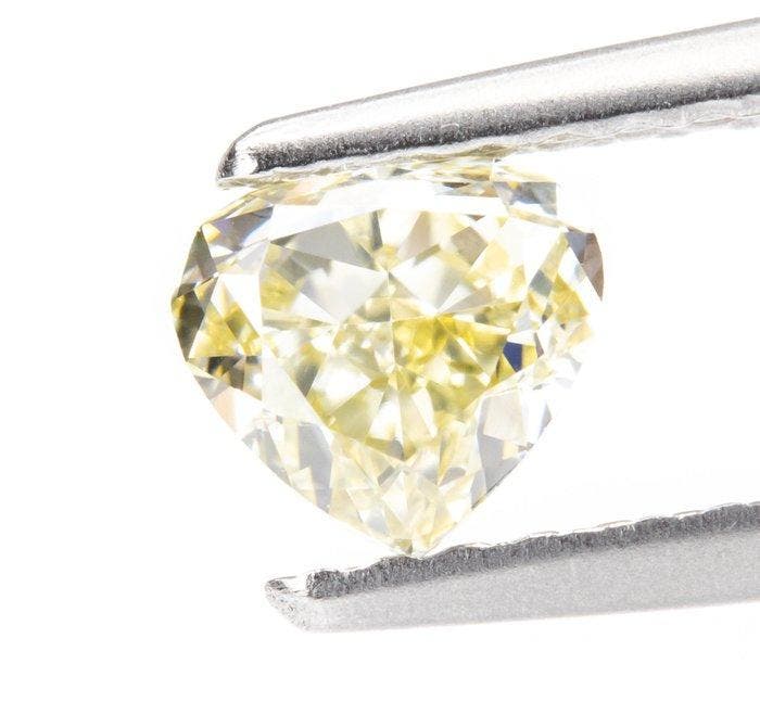 1 pcs Diamant (Natuurlijk) - 0.57 ct - Hart - VS2 - Gem, Bijoux, Sacs & Beauté, Pierres précieuses