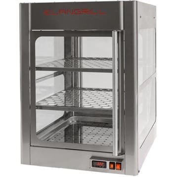 Warmhoudvitrine | TAVOLA CALDA | RVS | 65°C | Geventileerd, Verzenden