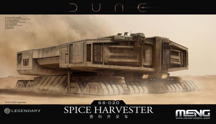 MENG-Model SS-020 Dune Spice Harvester Bouwpakket Schaal, Hobby en Vrije tijd, Modelbouw | Vliegtuigen en Helikopters, Nieuw, Overige merken