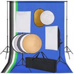 vidaXL Fotostudioset met softboxlampen, achtergrond en, Verzenden, Nieuw