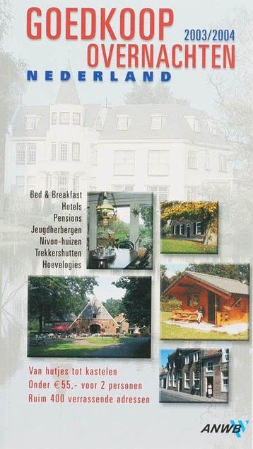 Goedkoop overnachten 2003/2004, Boeken, Verzenden, Nieuw